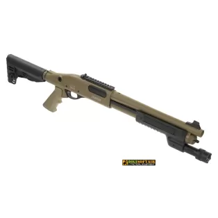 Secutor Velites Ferrum S VI Tan Fucile a pompa a Molla Full metal SAV0033
