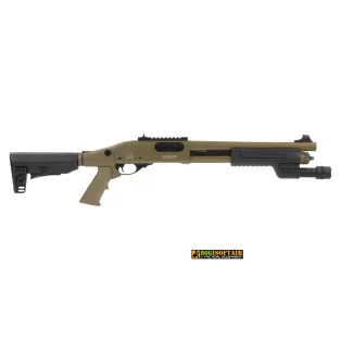 Secutor Velites Ferrum S VI Tan Fucile a pompa a Molla Full metal SAV0033 2