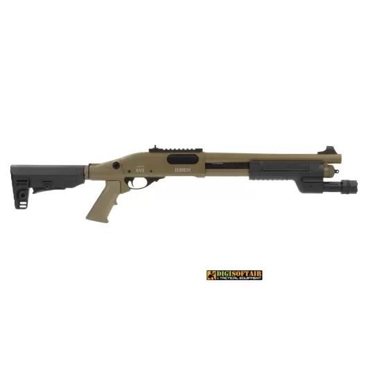 Secutor Velites Ferrum S VI Tan Fucile a pompa a Molla Full metal SAV0033