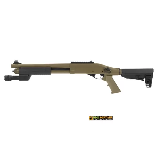 Secutor Velites Ferrum S VI Tan Fucile a pompa a Molla Full metal SAV0033