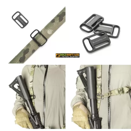 Black Folium Tri Ring 1 Black