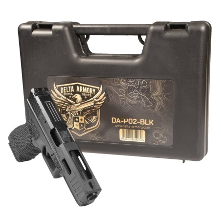 Pistola A Gas Delta Armory P17 mod P02 Black Pistola A Gas Delta Armory P17 mod P02 Black