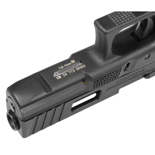 Gas Blowback Pistol Delta Armory P17 mod P02 Black