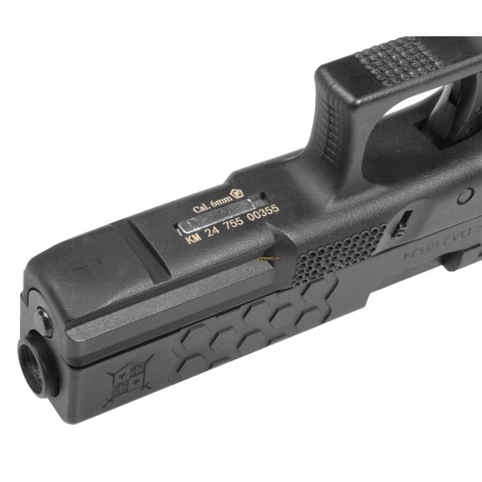 Pistola A Gas Delta Armory P17 mod P03 Black
