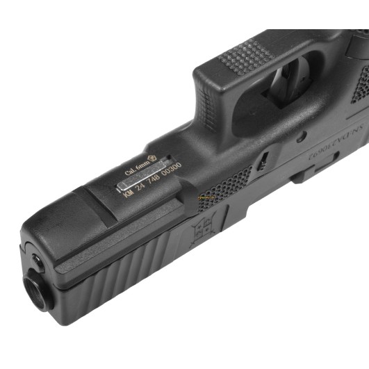 Gas Blowback Pistol Delta Armory P17 mod P04 Black