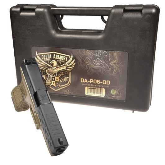 Gas Blowback Pistol Delta Armory P17 mod P05 Olive