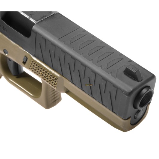 Gas Blowback Pistol Delta Armory P17 mod P05 Olive