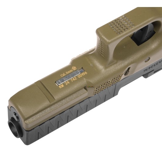 Gas Blowback Pistol Delta Armory P17 mod P05 Olive