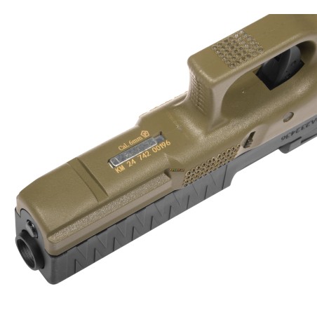 Gas Blowback Pistol Delta Armory P17 mod P05 Olive