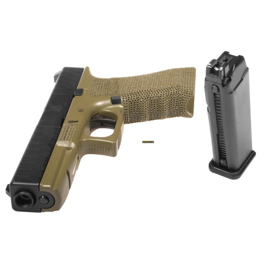 Gas Blowback Pistol Delta Armory P17 mod P05 Olive