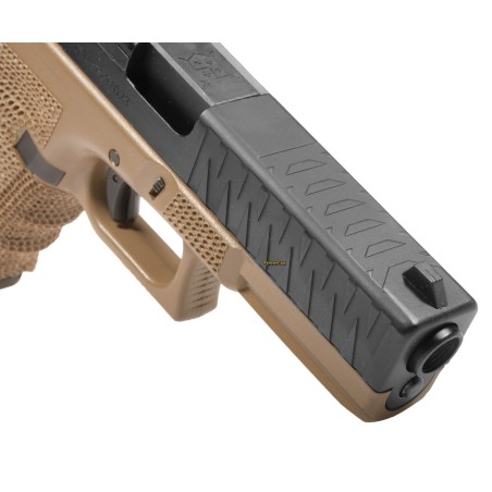 Gas Blowback Pistol Delta Armory P17 mod P05 Tan