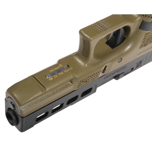 Gas Blowback Pistol Delta Armory P17 mod P06 Olive