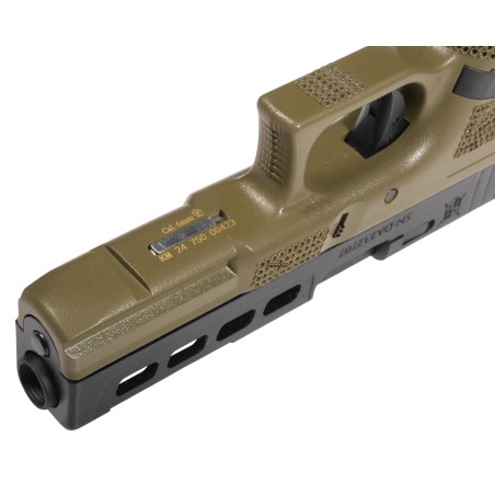 Gas Blowback Pistol Delta Armory P17 mod P06 Olive