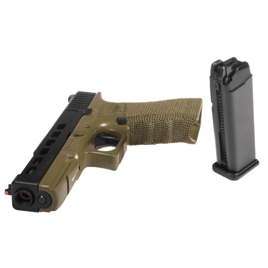 Gas Blowback Pistol Delta Armory P17 mod P06 Olive
