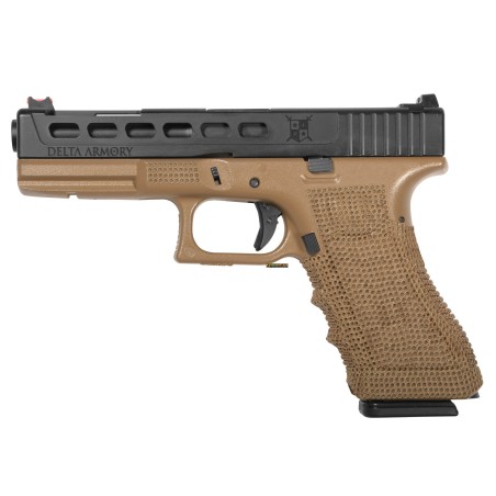 Gas Blowback Pistol Delta Armory P17 mod P06 Tan