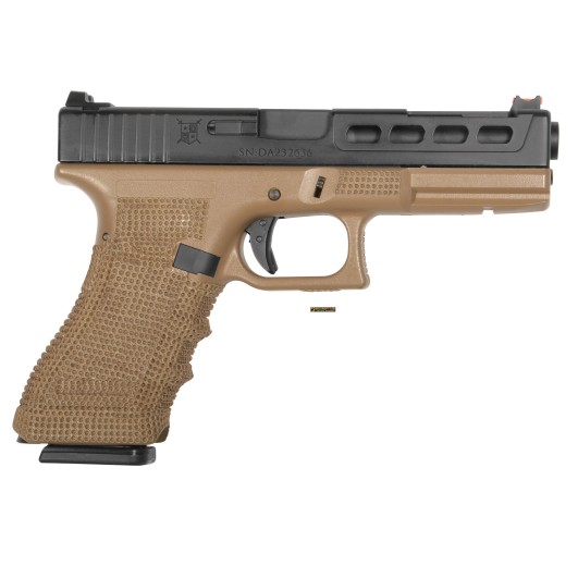 Gas Blowback Pistol Delta Armory P17 mod P06 Tan