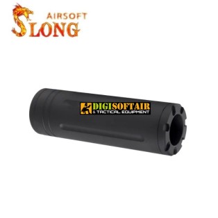 Slong Airsoft Silencier 14mm CCW Type D - 110mm