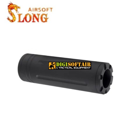 Slong Airsoft Silencier 14mm CCW Type D - 110mm