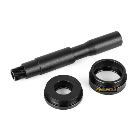 CNC VIPER Suppressor 250x40 mm with Barrel Extension 