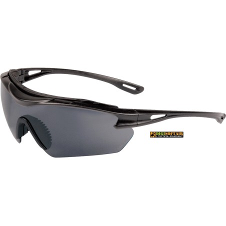 Cofra Gunner Certified ballistic goggles with sun lens, black frame