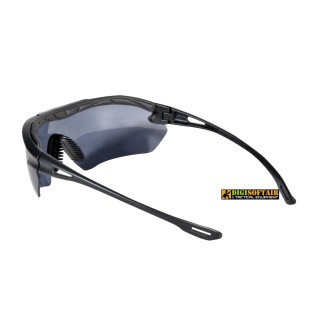 Cofra Gunner Certified ballistic goggles with sun lens, black frame 2