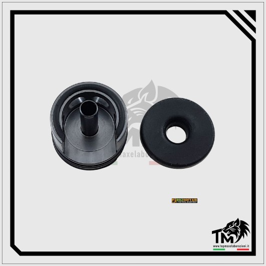 Top Max Testa cilindro in ERGAL V2 con Pad Black e battuta alta TCMMV2B-NV