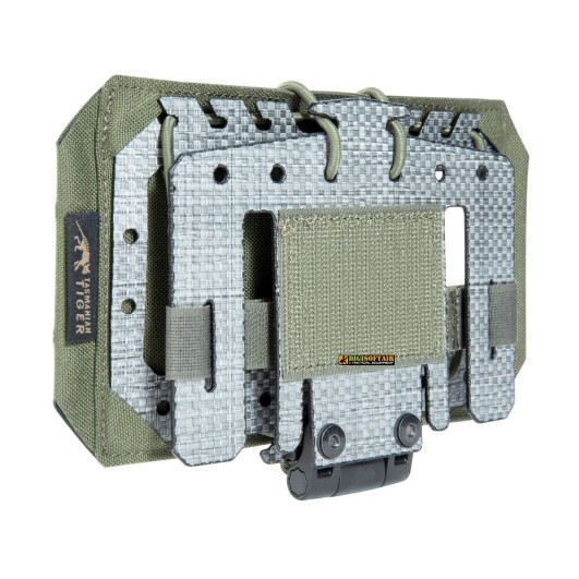 Olive Foldable Phone Plate Smartphone Holder, Tasmanian Tiger TT8837