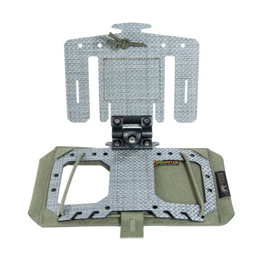 Olive Foldable Phone Plate Smartphone Holder, Tasmanian Tiger TT8837