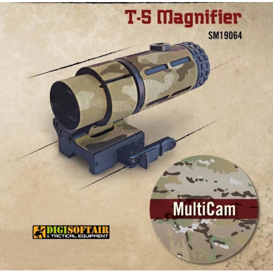 Sightmark T-5 Magnifier with LQD Flip-to-Side Mount SM19064