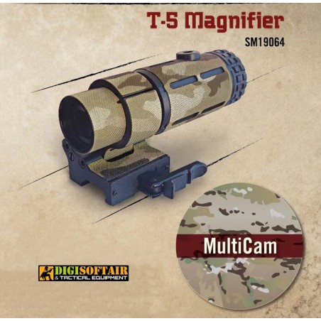 Sightmark T-5 Magnifier with LQD Flip-to-Side Mount SM19064