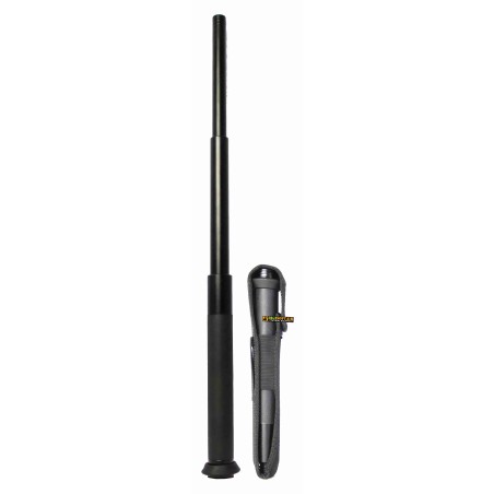 Black 23/50.8cm Telescope Baton with Push Button K++ Security