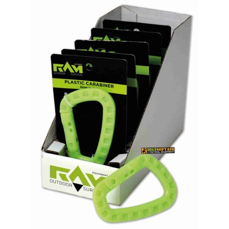 Moschettone ABS Fosforescente Ram R20132