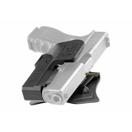 Amomax Black Universal Holster for Rail Pistols