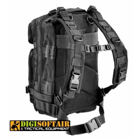 Buy Openland Black Tactical Backpack in 600D Nylon 30l