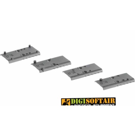 Glock Mos 4 pcs of Airsoft Plate for micro dot mounting