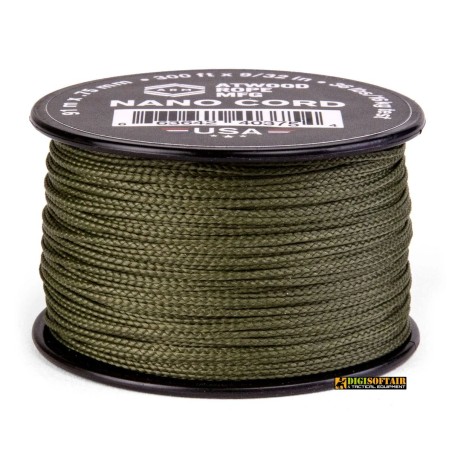 Atwood Rope Nano Cord Olive Drab 91m