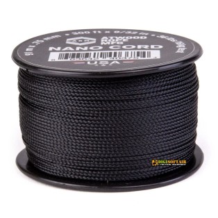 Atwood Rope Nano Cord Nero 91m