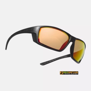 LoxRay occhiali polarizzati, Set - Black/Orange Revo