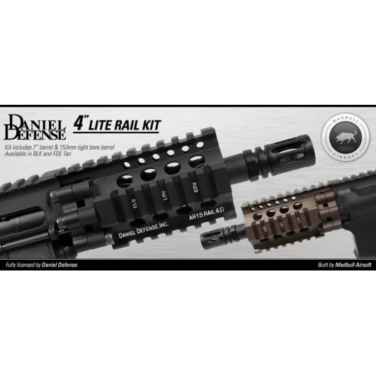 FRONTALE DANIEL DEFENSE TAN 4LITE RAIL KIT by madbull