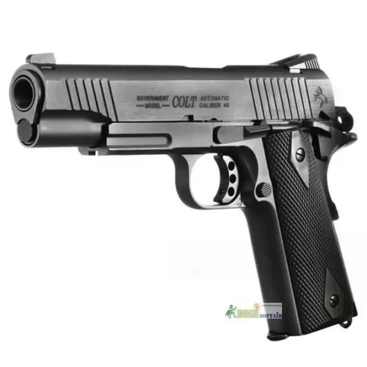 Colt 1911 Rail Gun CO2 Nera Opaca cybergun KWC