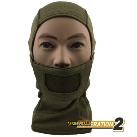 Maschera Full Face Warrior Olive, Cygnus Armory