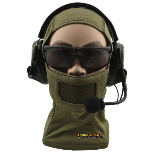 Airsoft Mask Full Face Warrior Olive, Cygnus Armory