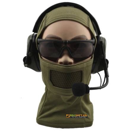 Maschera Full Face Warrior Olive, Cygnus Armory