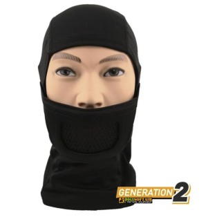 Maschera Full Face Warrior Black, Cygnus Armory