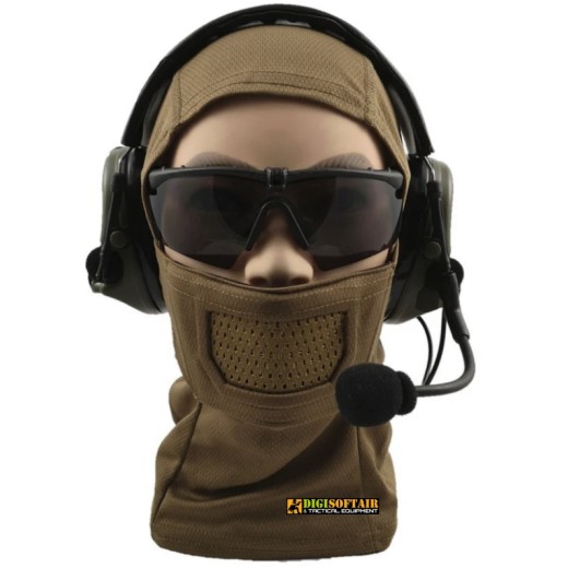 Maschera Full Face Warrior Coyote, Cygnus Armory