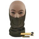 Maschera Face Warrior Olive, Cygnus Armory