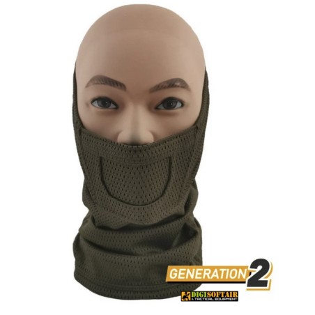Maschera Face Warrior Olive, Cygnus Armory