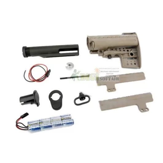 Calcio desert King Arms M4 Clubfoot MOD Stock Set for M4 M16 con batteria 10,8v