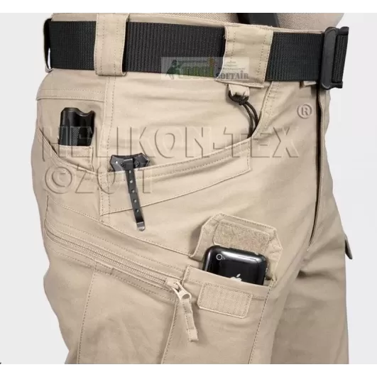 Helikon URBAN TACTICAL PANTS Black polycotton ripstop