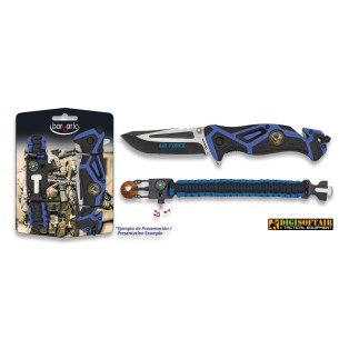Vendita online Albainox 33978 Set coltello emergenza Air Force + bracciale in paracord